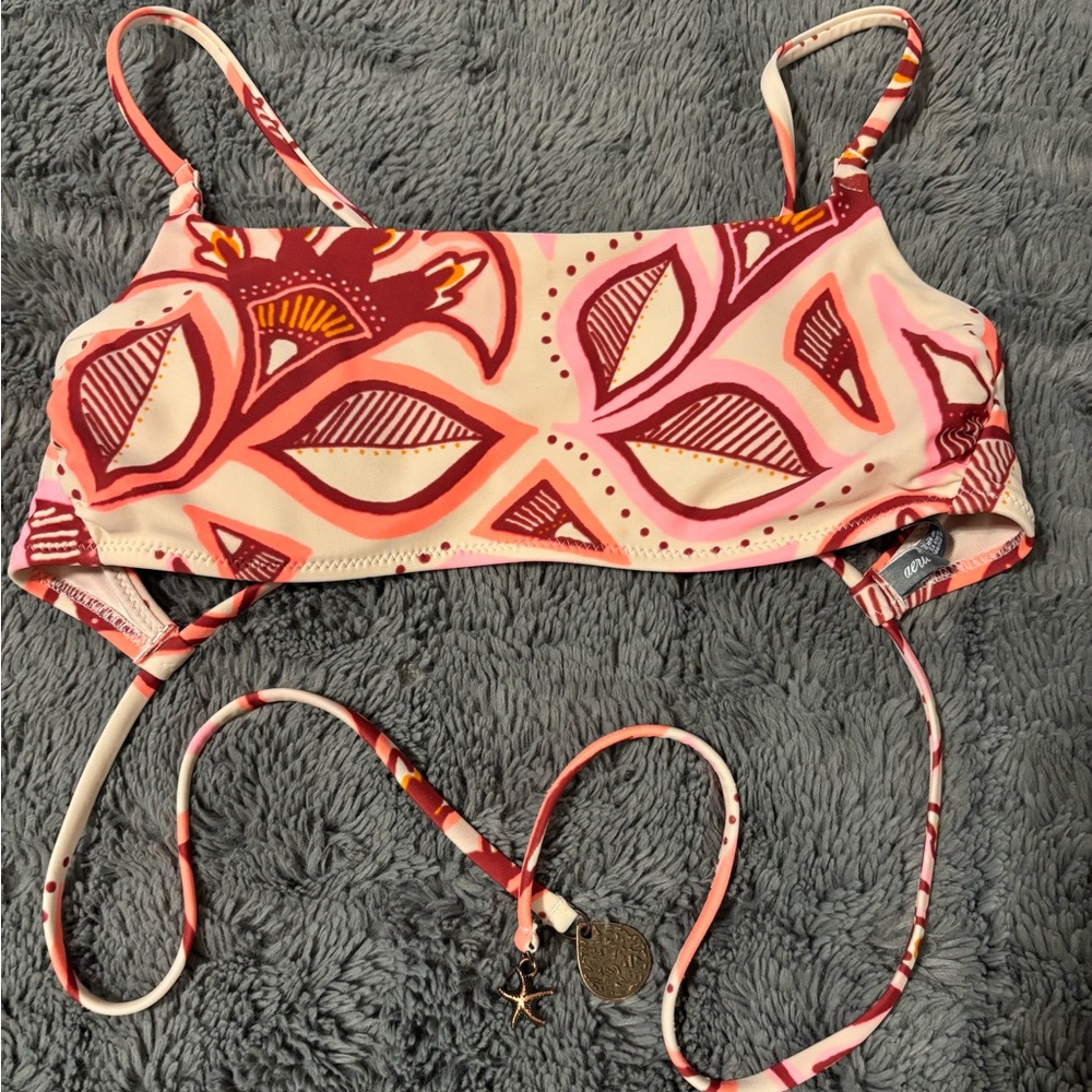 Aerie Multicolor Bikini Top